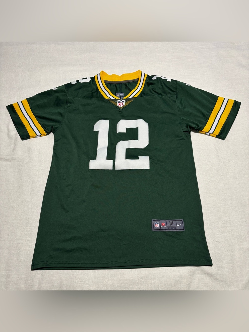 Nike On Field Green Bay Packers Aaron Rodgers Football Jersey | Green | Medium